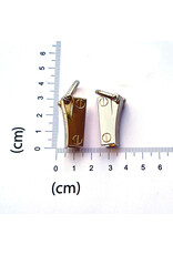 Set 2 gusset hooks gold