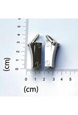 Set 2 gusset hooks nickel