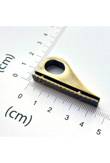 Gusset hook brushed bronze