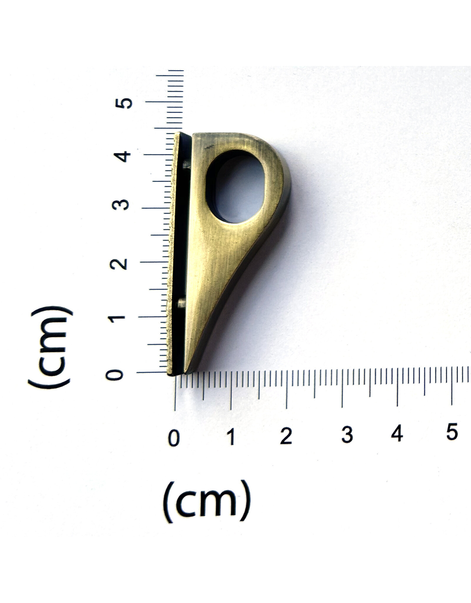 Gusset hook brushed bronze