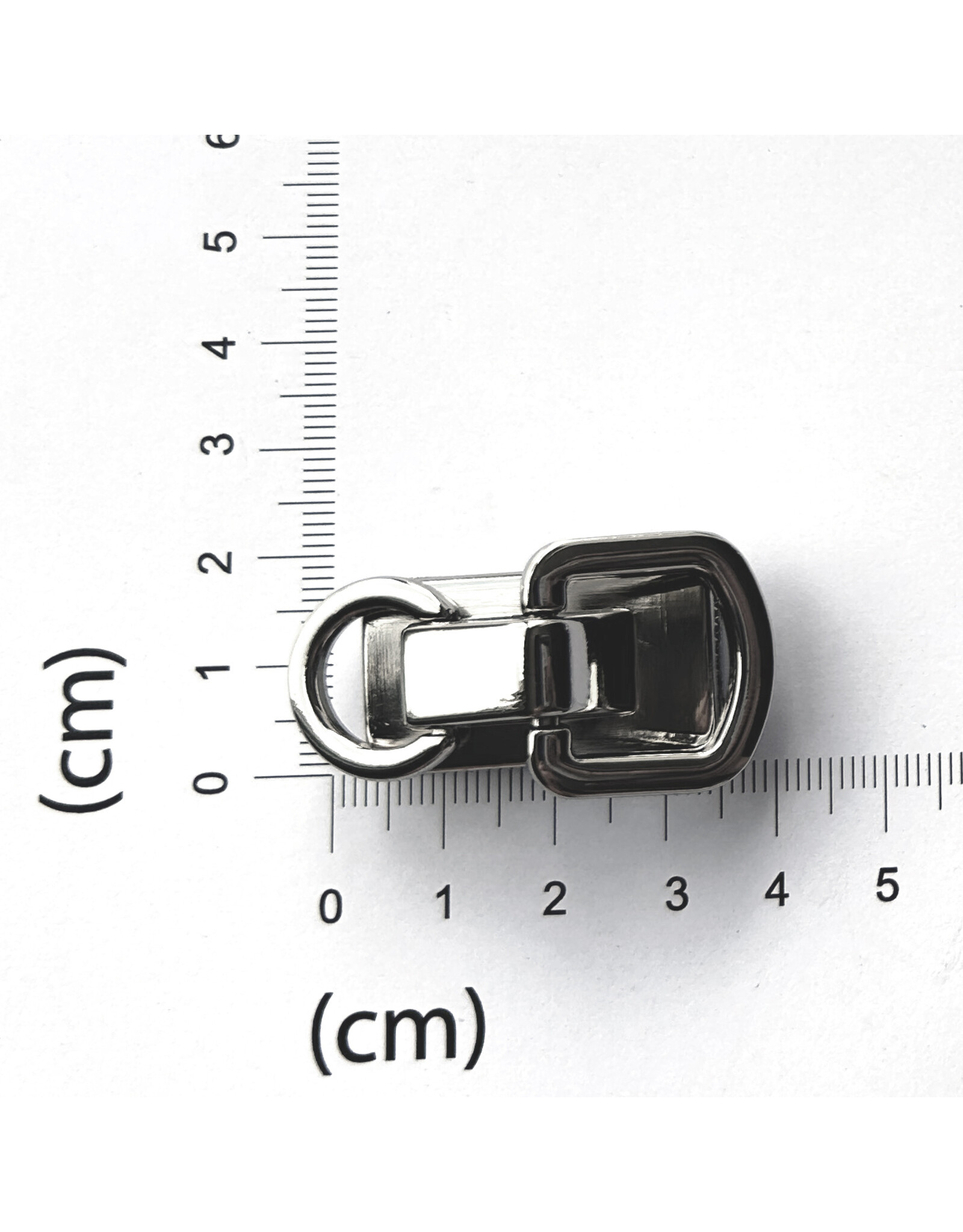 Strap connector double ring nickel