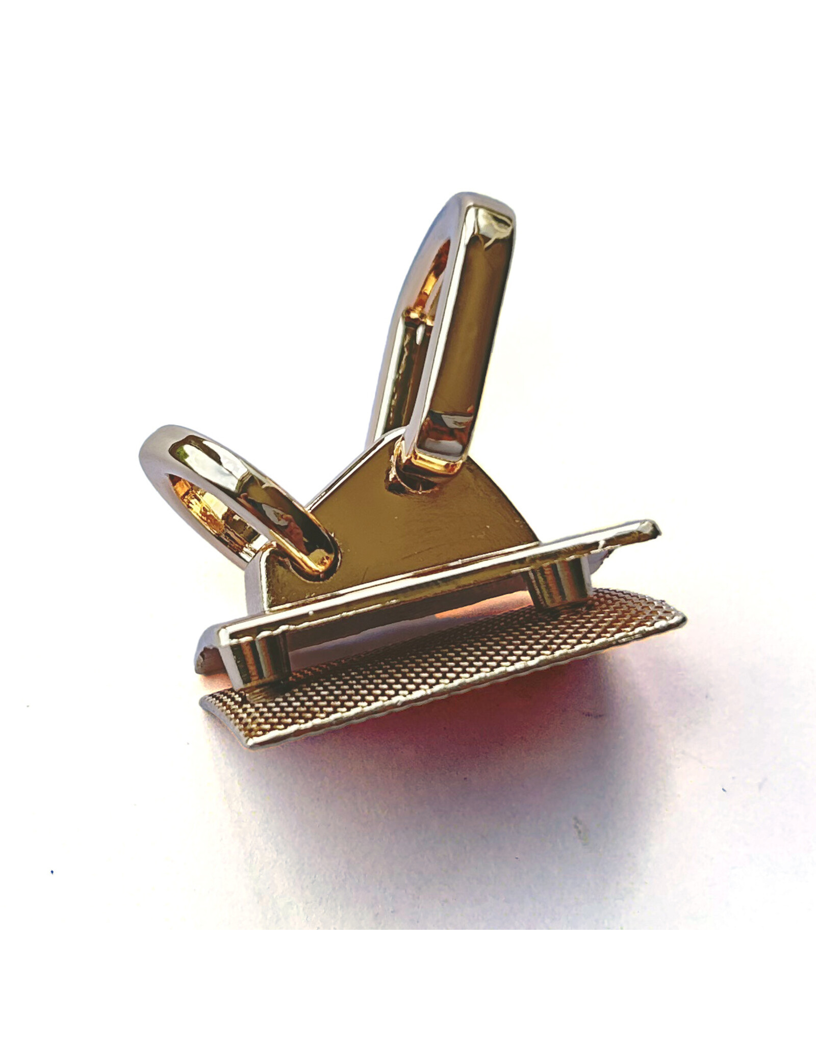 Hengselhouder dubbele ring goud