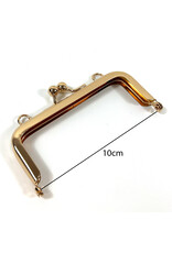 Tasframe kisslock goud