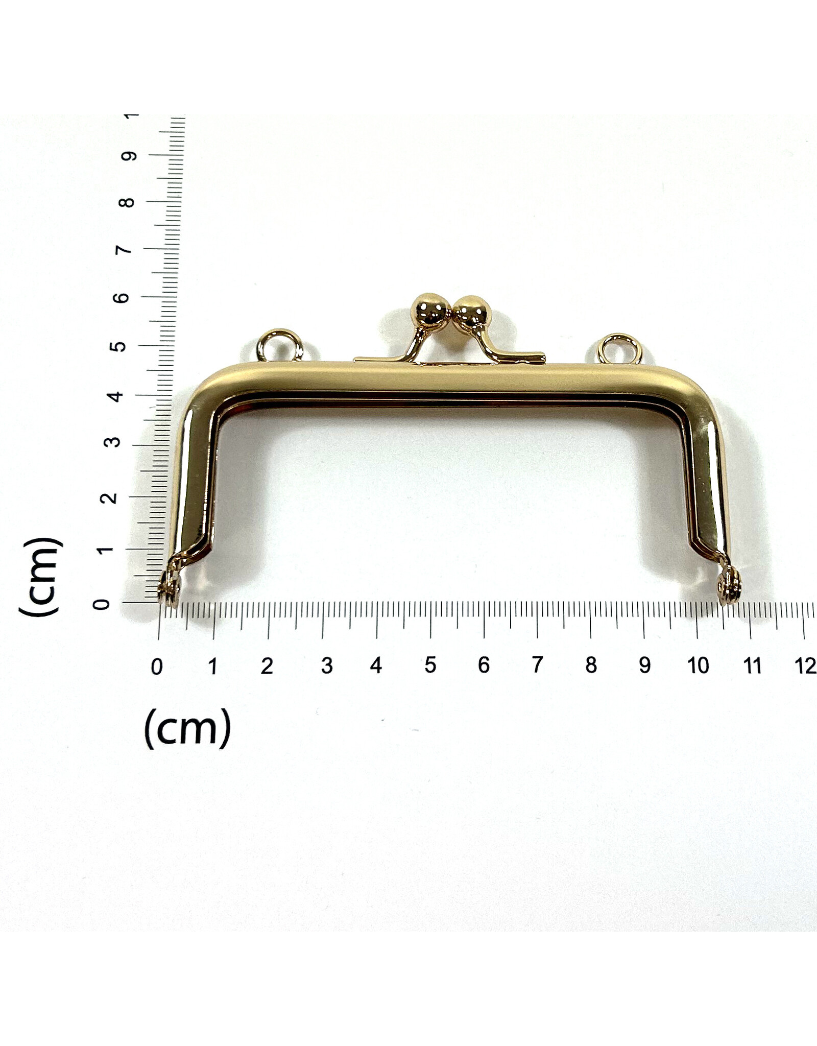 Tasframe kisslock goud