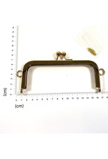 Tasframe kisslock goud