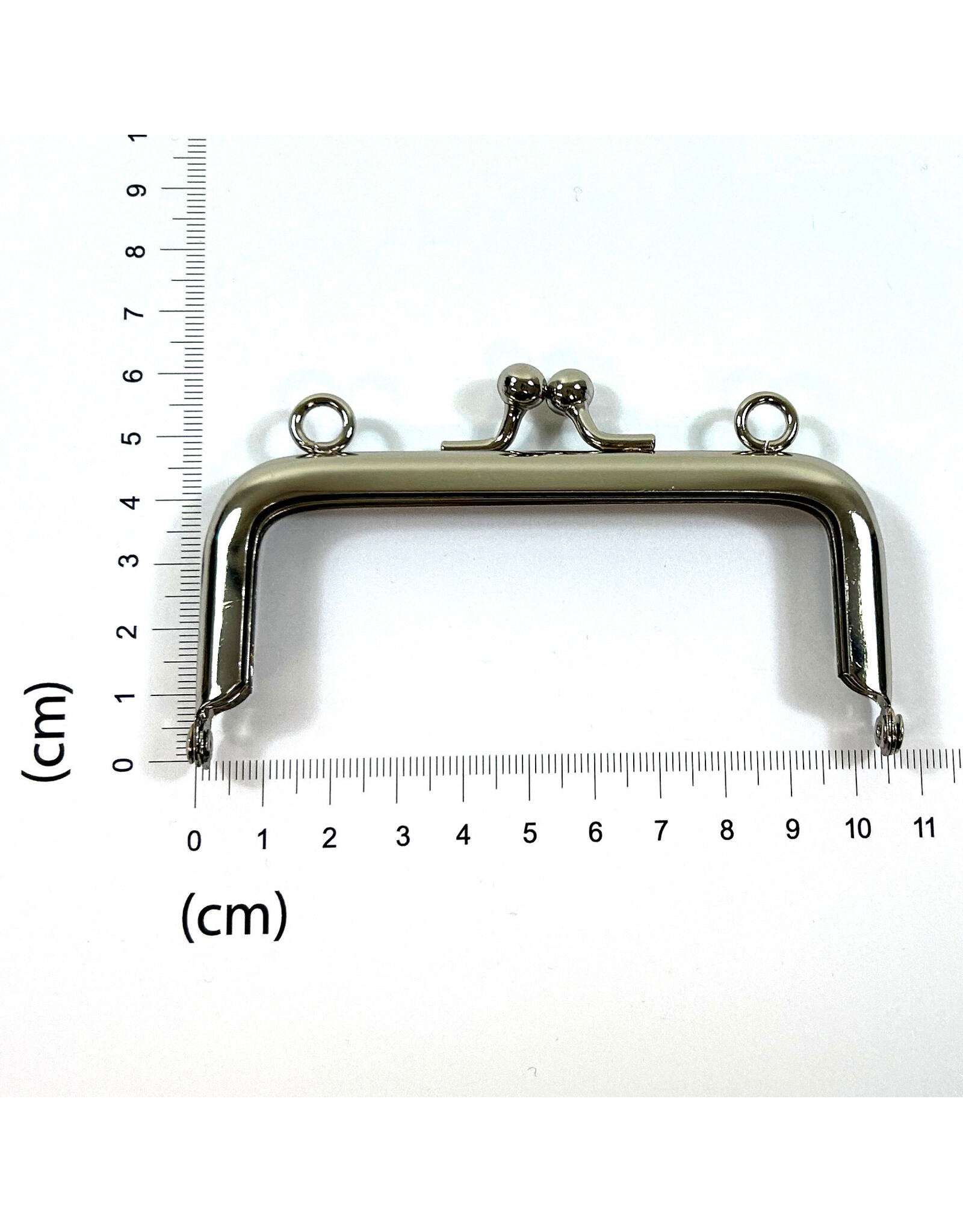 Tasframe kisslock nikkel