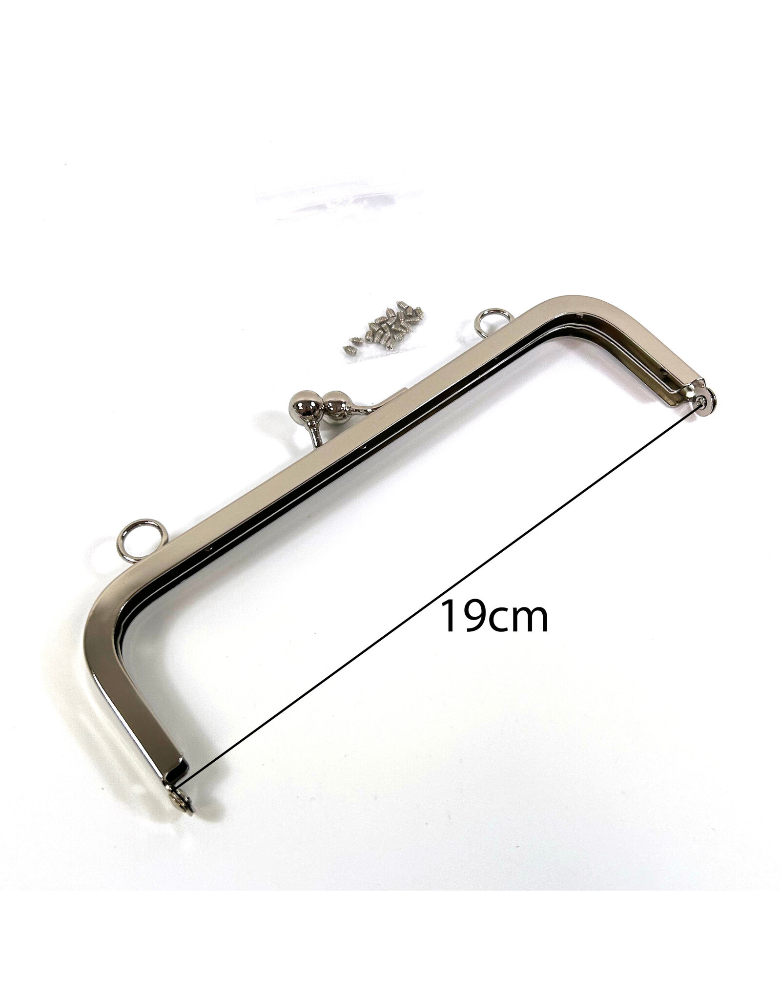 Tasframe kisslock nikkel