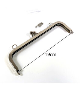 Tasframe kisslock nikkel