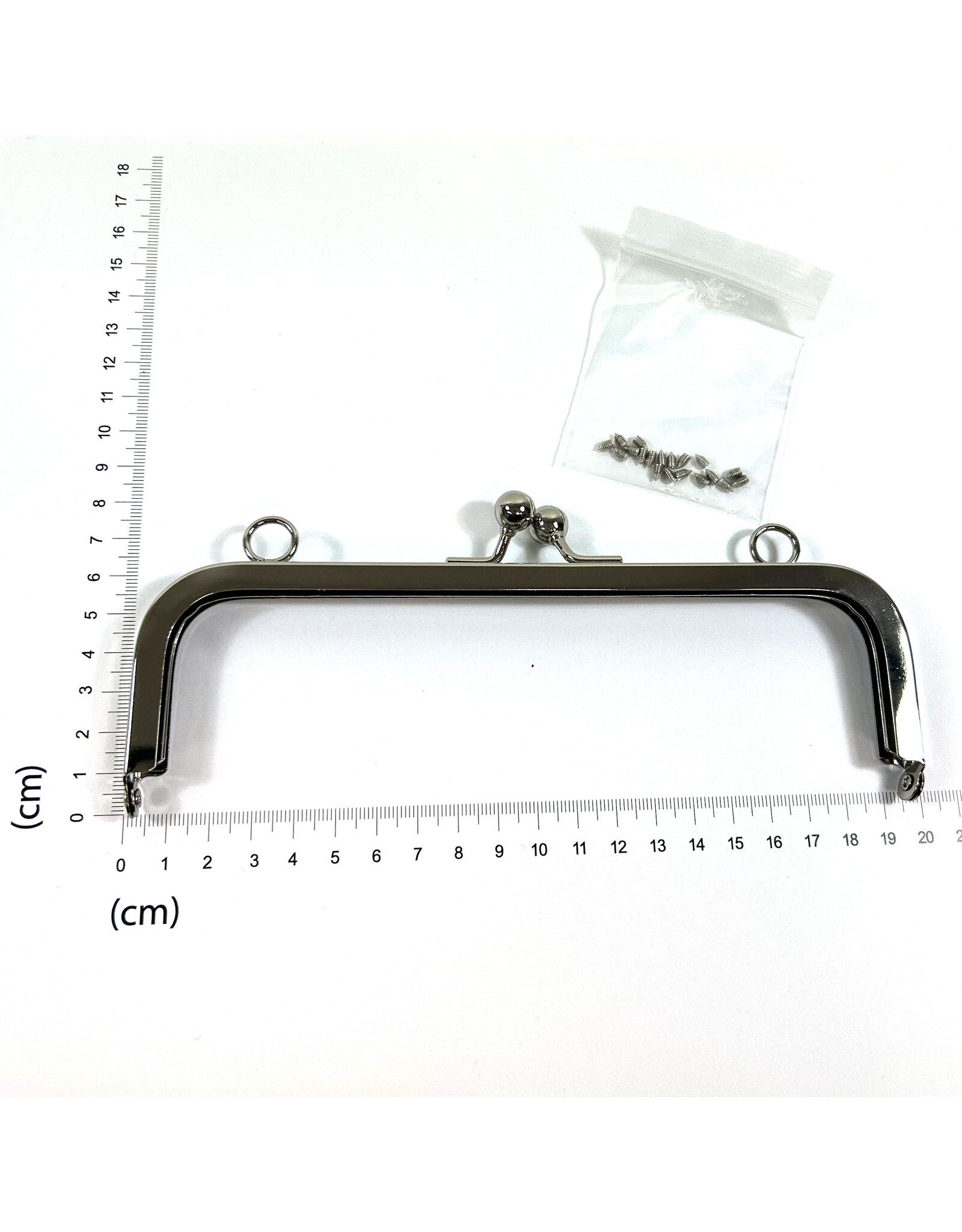 Tasframe kisslock nikkel
