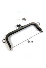 Tasframe kisslock gun metal