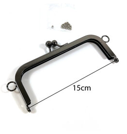 Tasframe kisslock gun metal