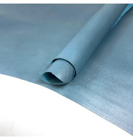 Pearly light blue goat lining