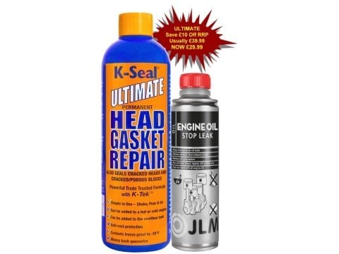 JLM Lubricants K-Seal ULTIMATE Head Gasket Repair Bundle FREE Delivery