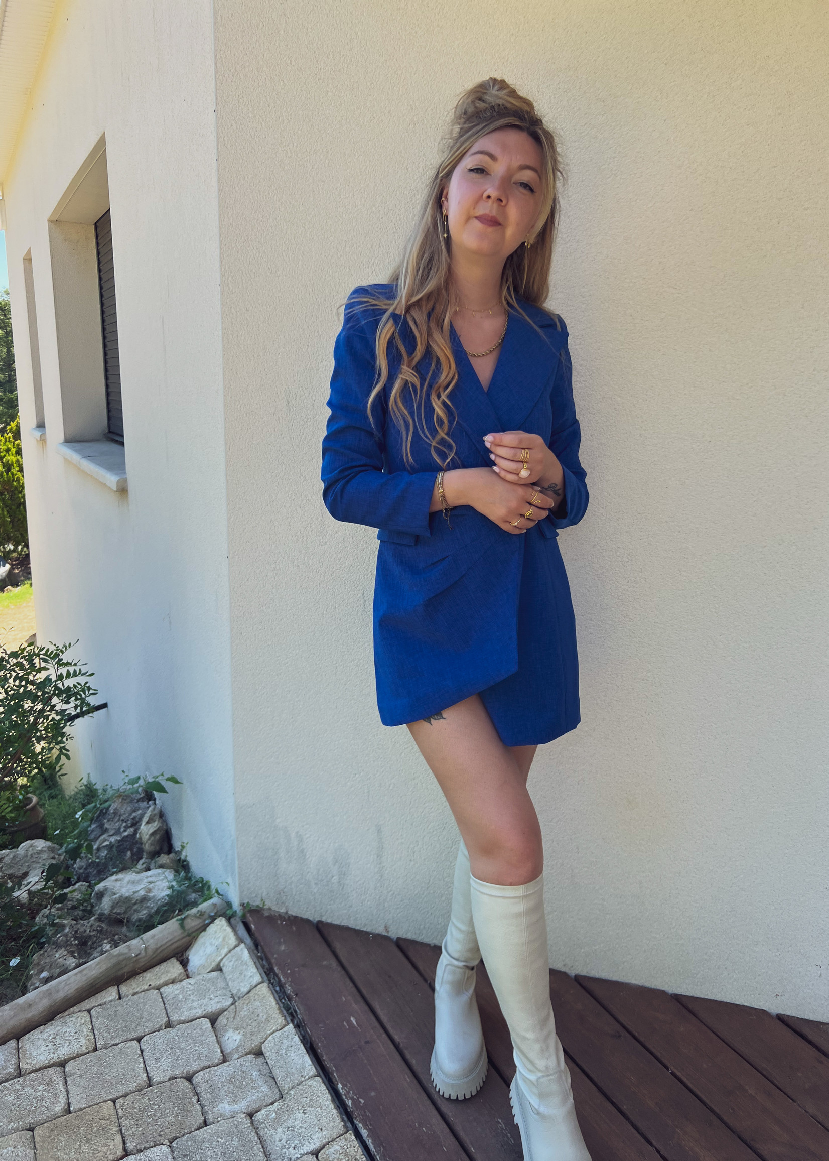 Fodera Blazer / Dress - Blue
