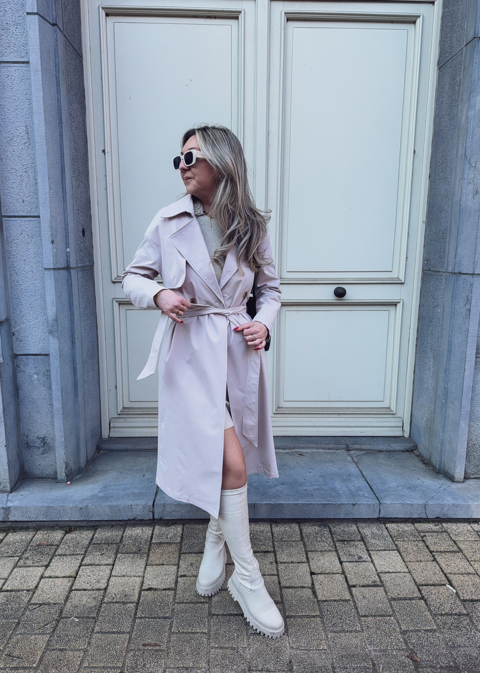 Caroline Trench Coat - Beige