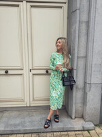 Mira Dress - Green Print