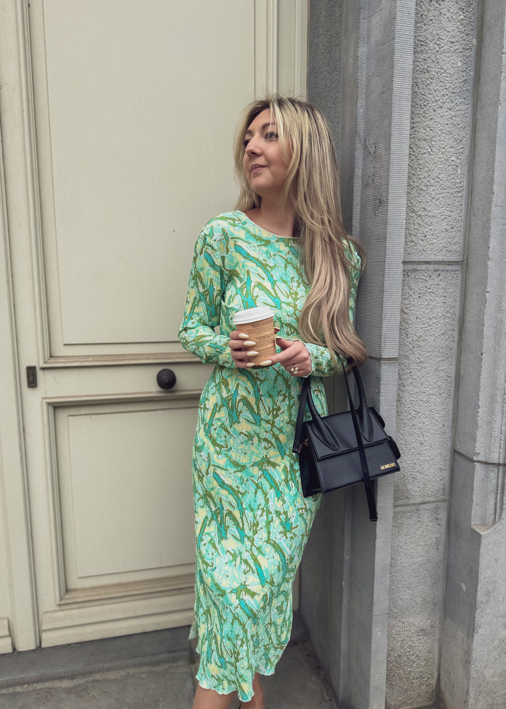 Mira Dress - Green Print