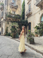 Sicilia Maxi Skirt - Light Yellow