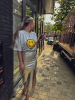 T-Shirt Smiley - Grey