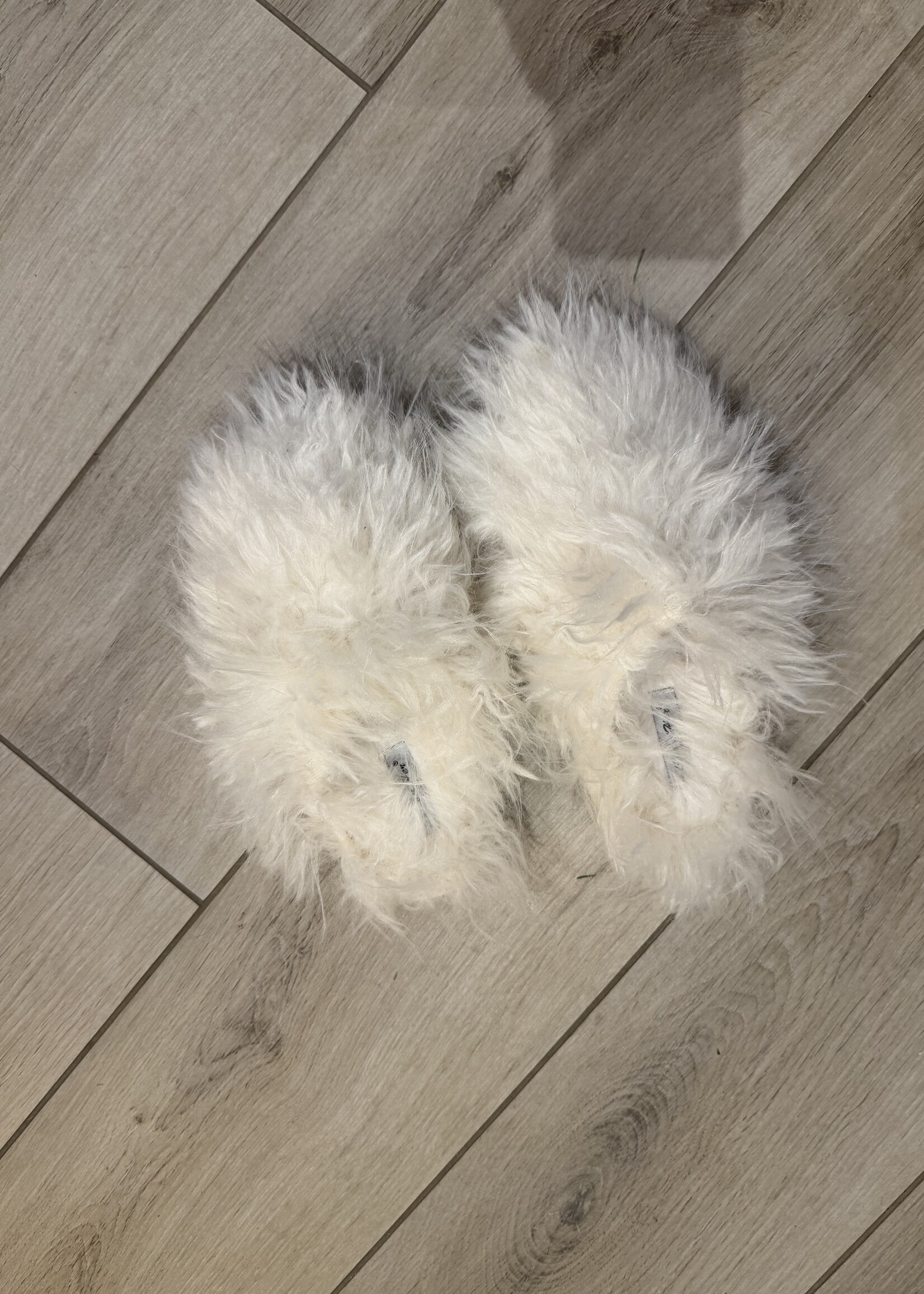 Fluffy Sloffen - Off White
