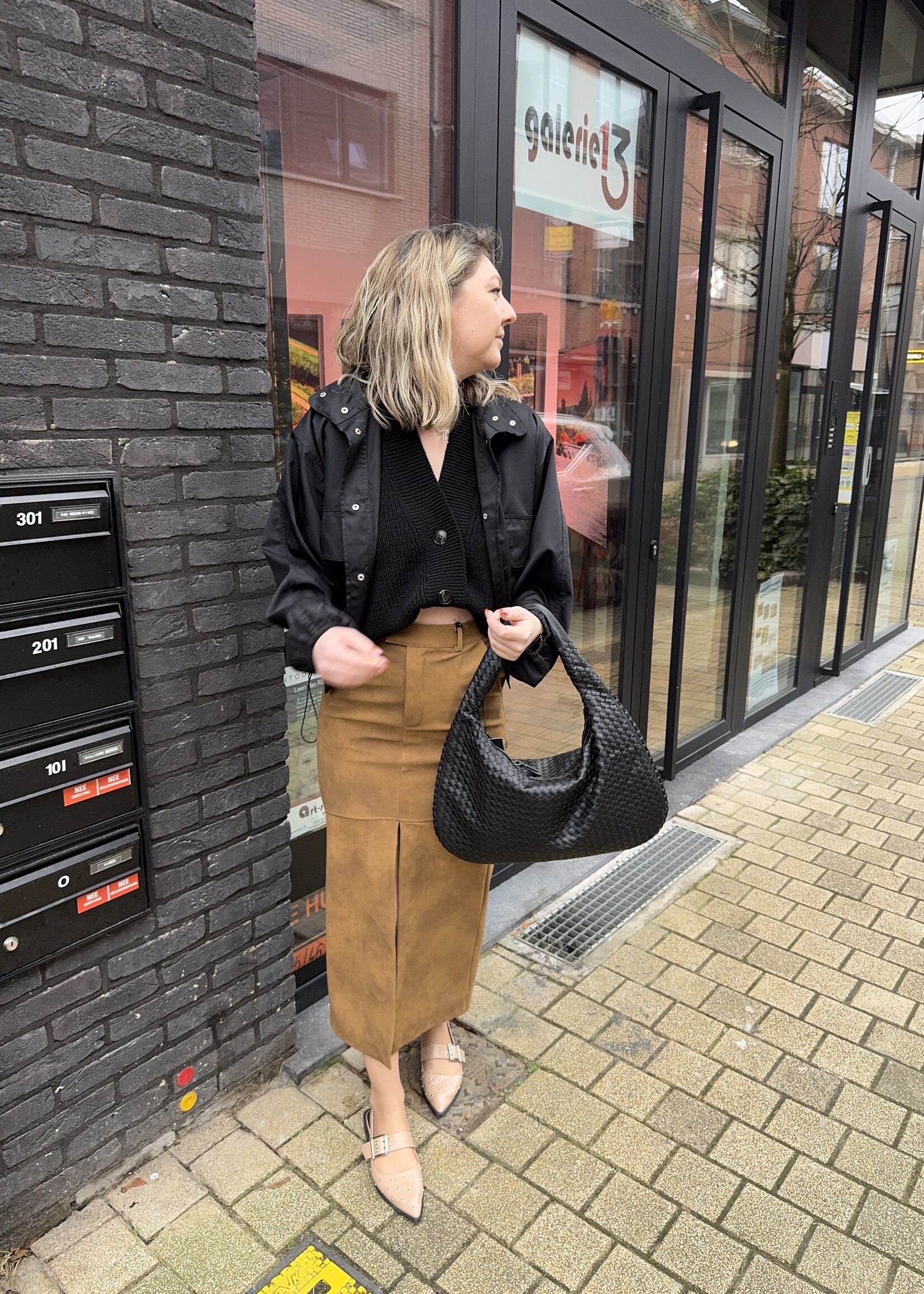 Suède Skirt - Camel