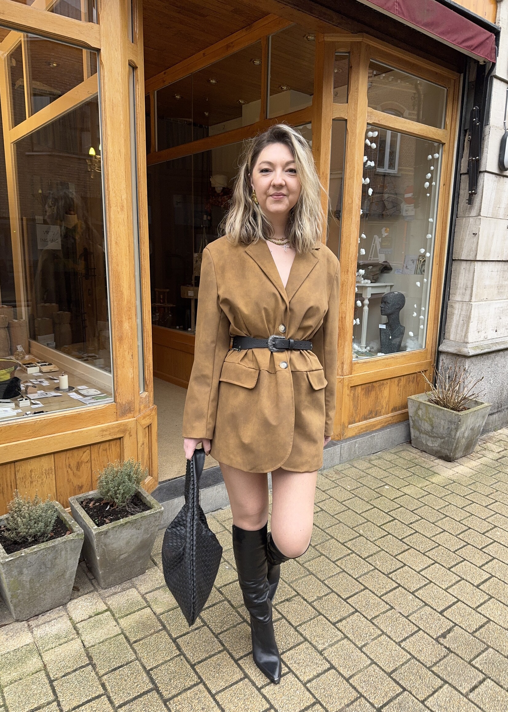 Suéde Blazer - Camel