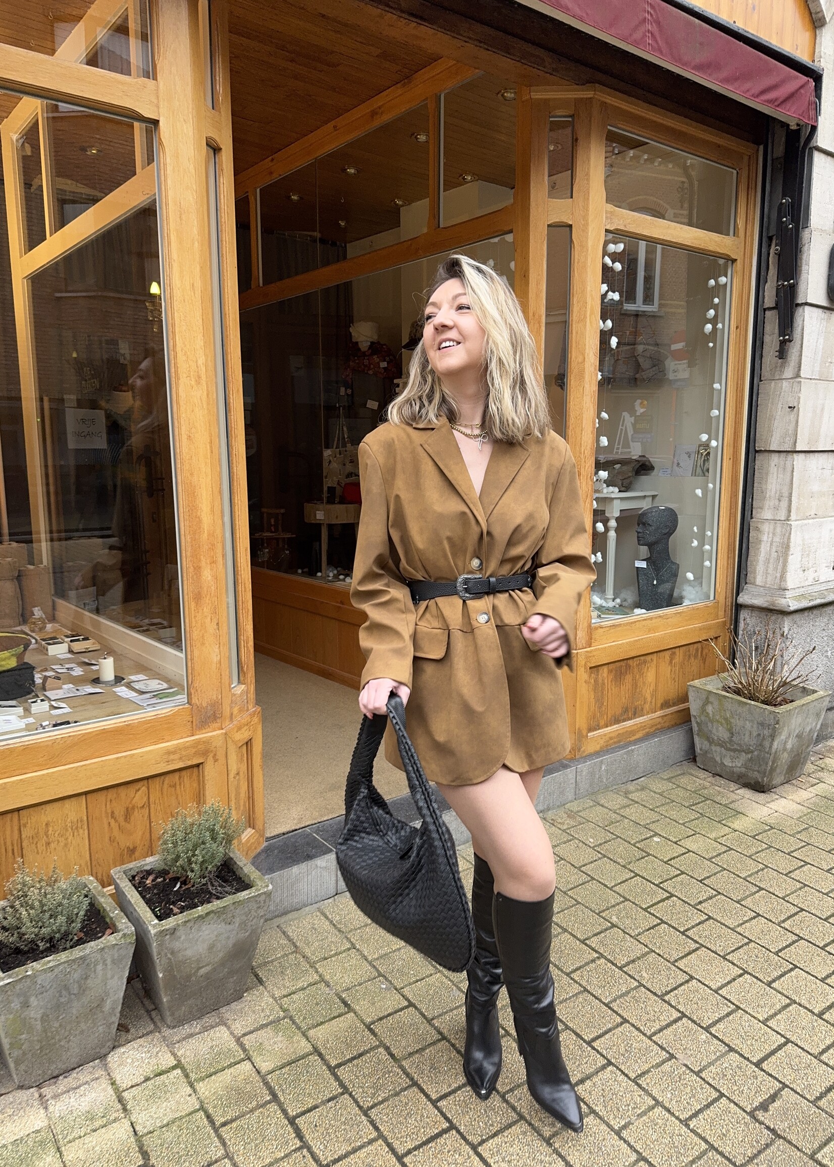 Suéde Blazer - Camel