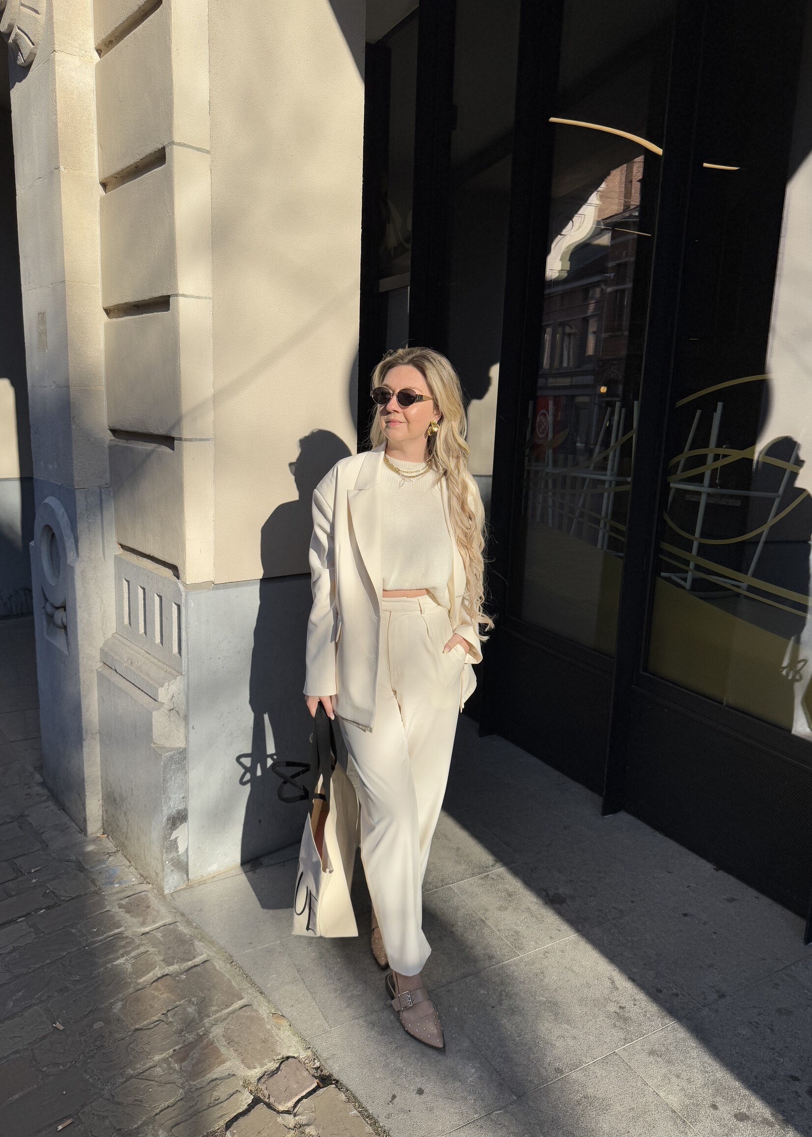 Lo Trousers - Crème SIZE S