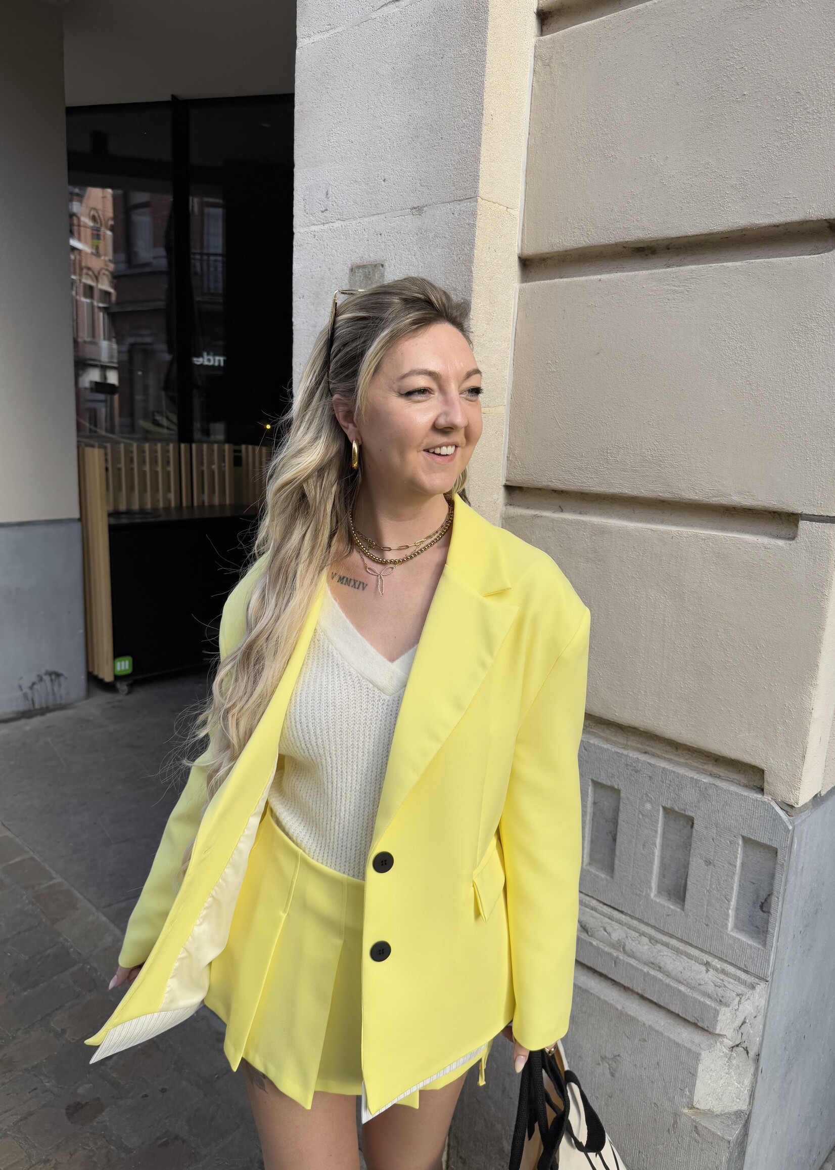 Saar Skort - Yellow