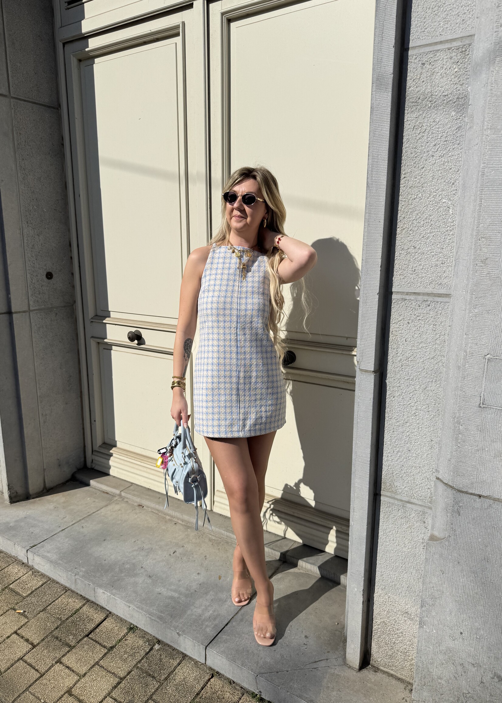 Livia Dress - Light blue