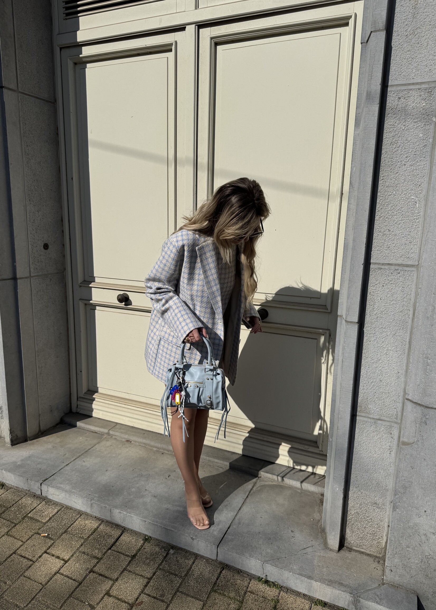 Livia Blazer - Light blue TU