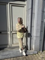 Marcia mesh Skirt - Yellow SIZE M