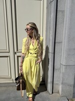 Felin Cropped blazer - Yellow