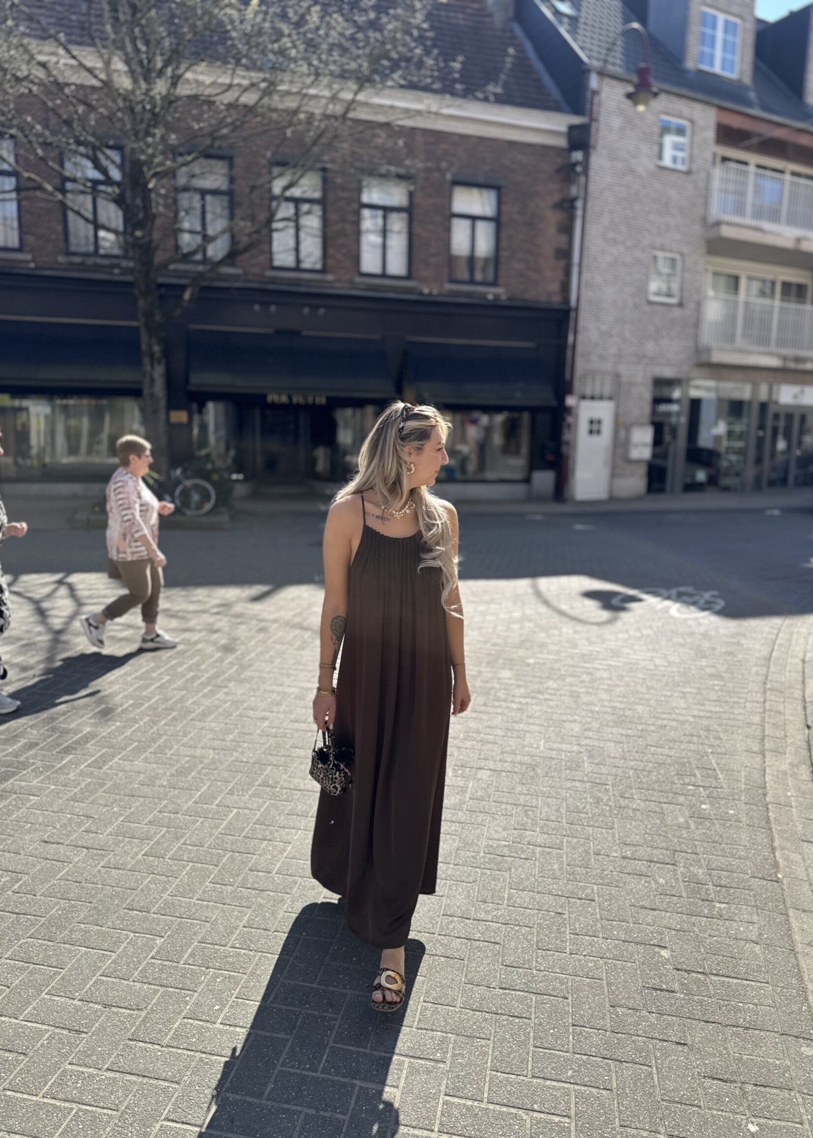 Fara dress - Dark brown