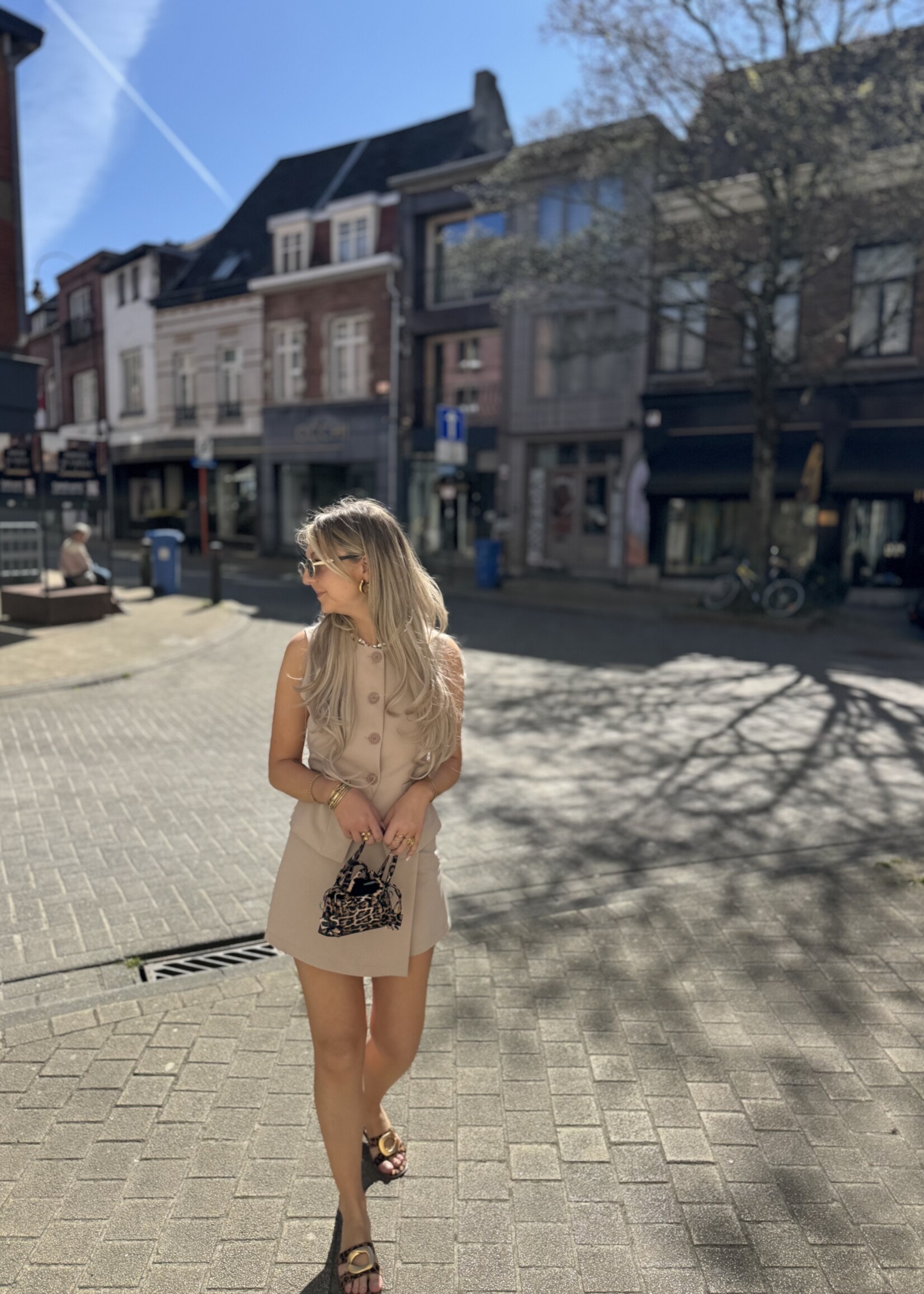 Louna skort - Beige