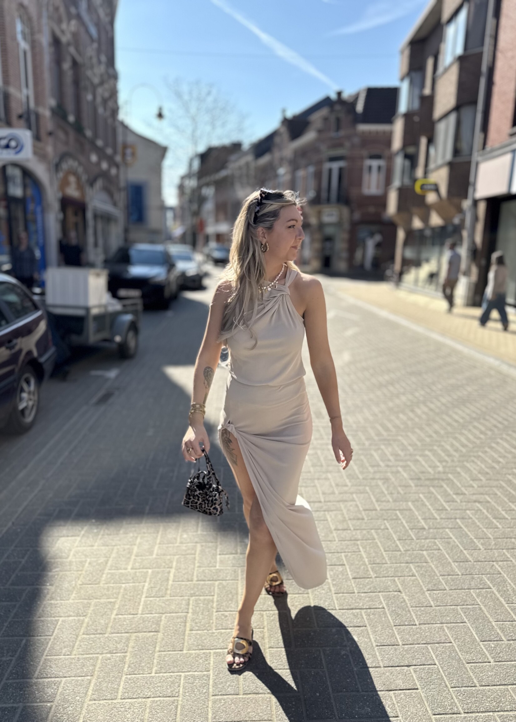 Flora Skirt - Beige