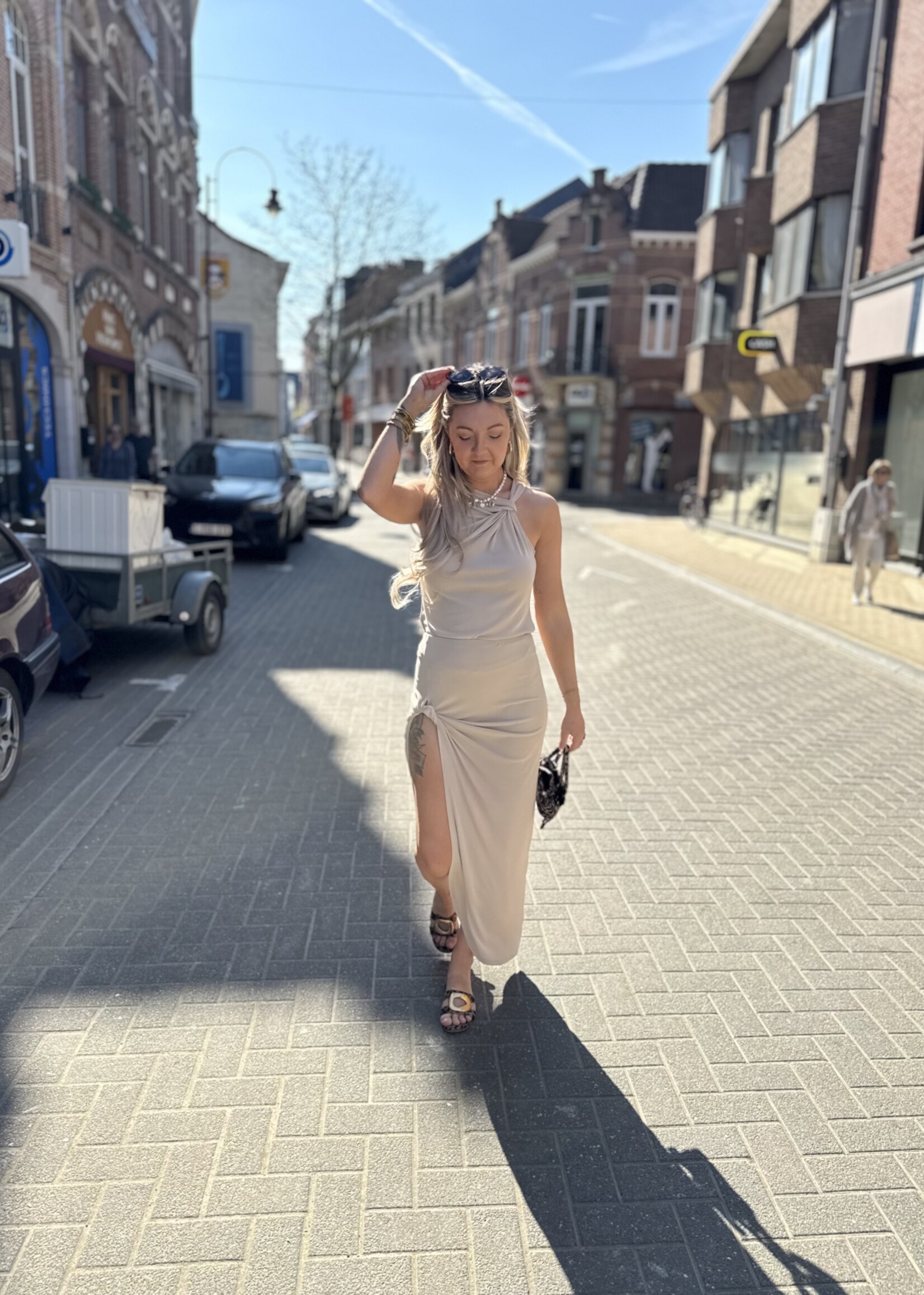 Flora Skirt - Beige