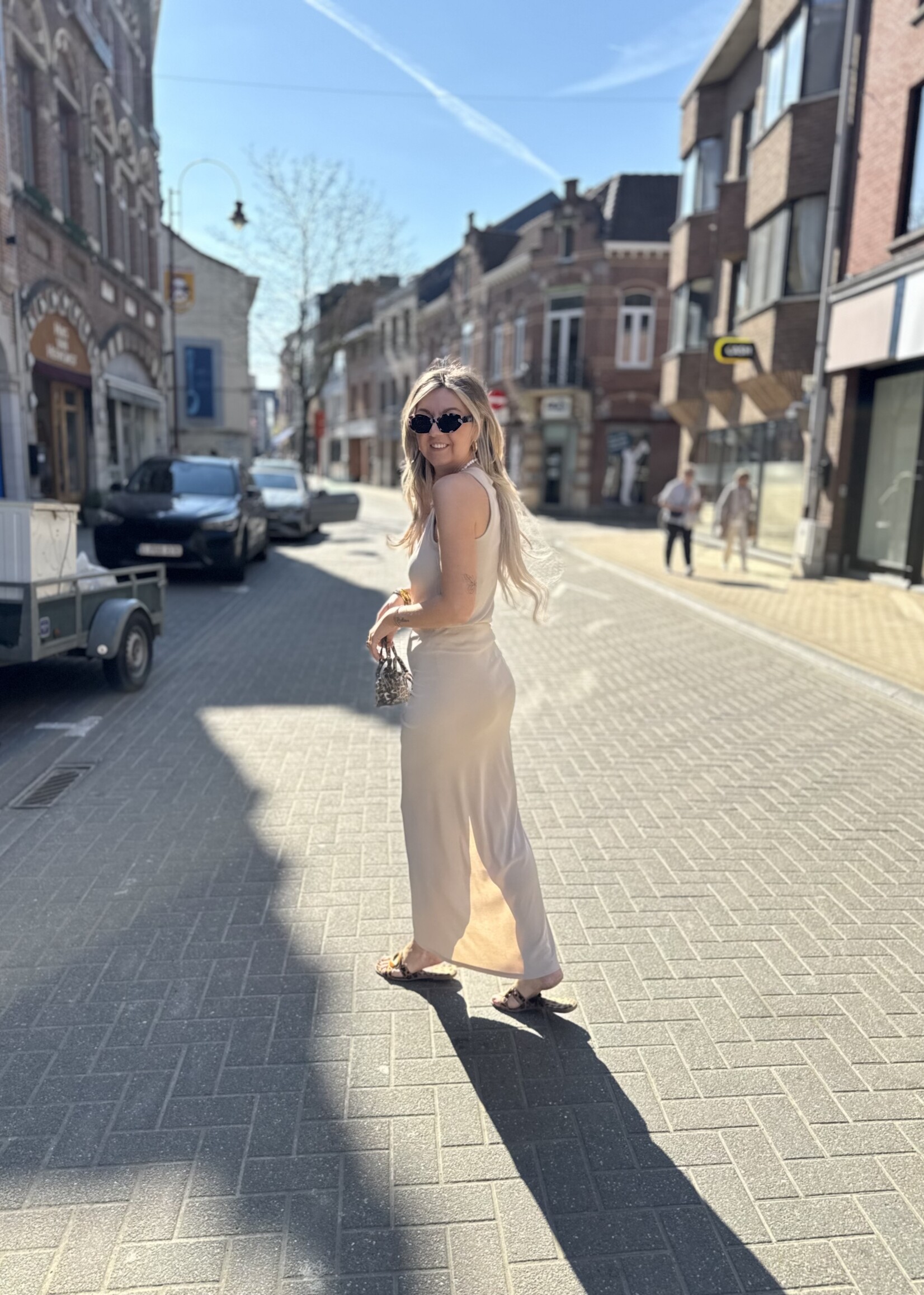Flora Skirt - Beige