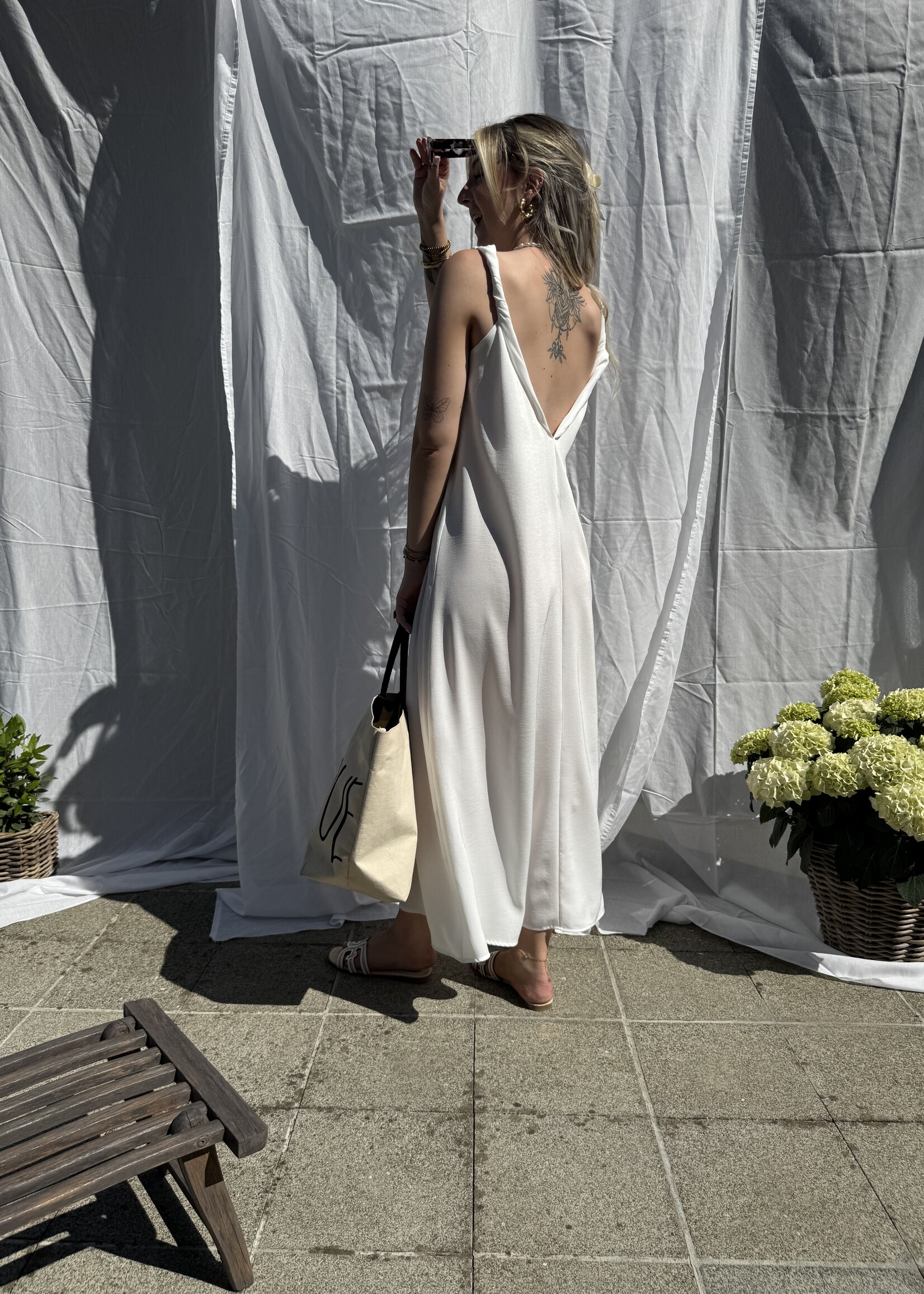 Moura dress - White