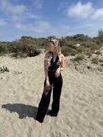 Heleen wide leg trousers - Black