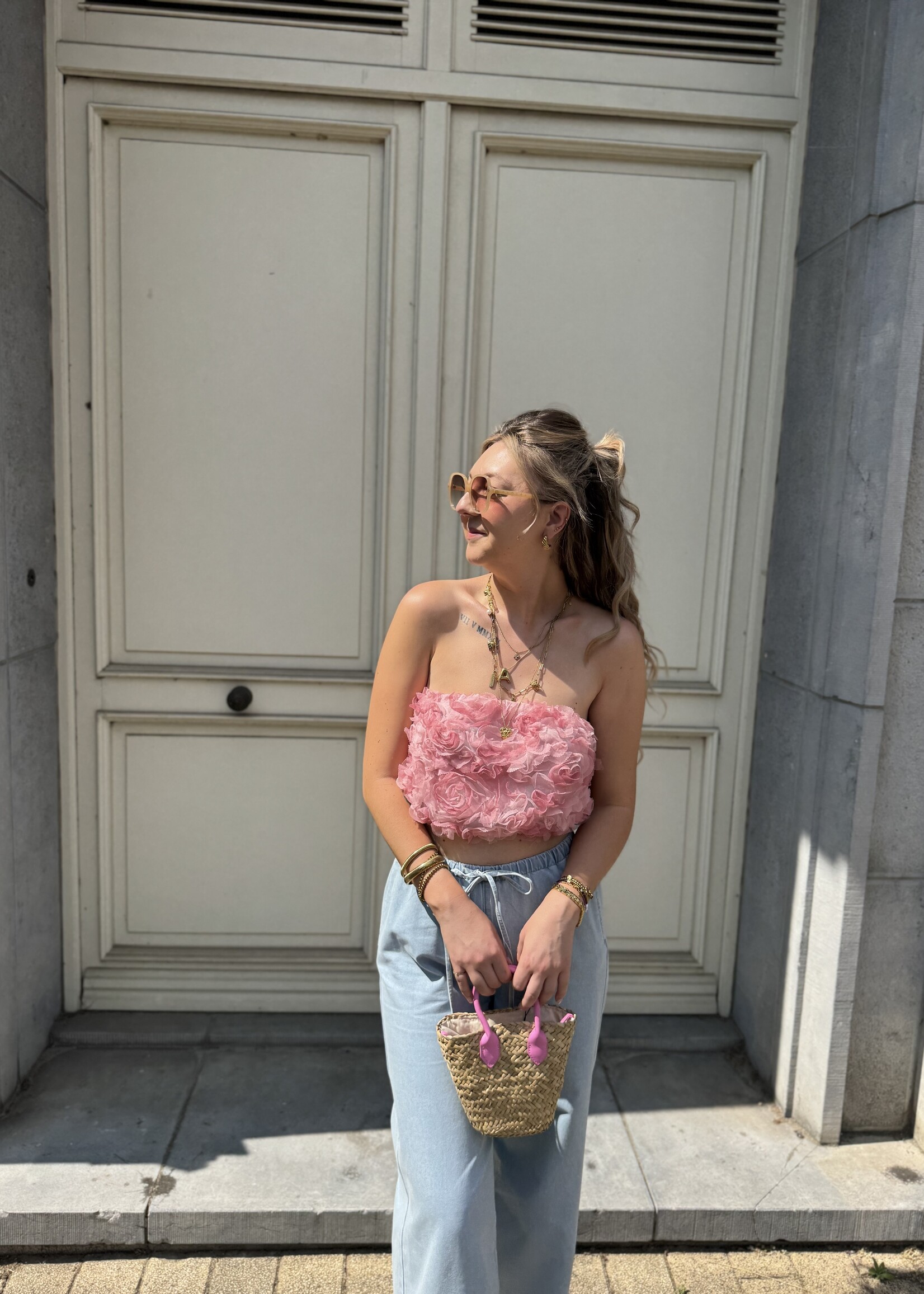 Leonore Skirt - Flower pink