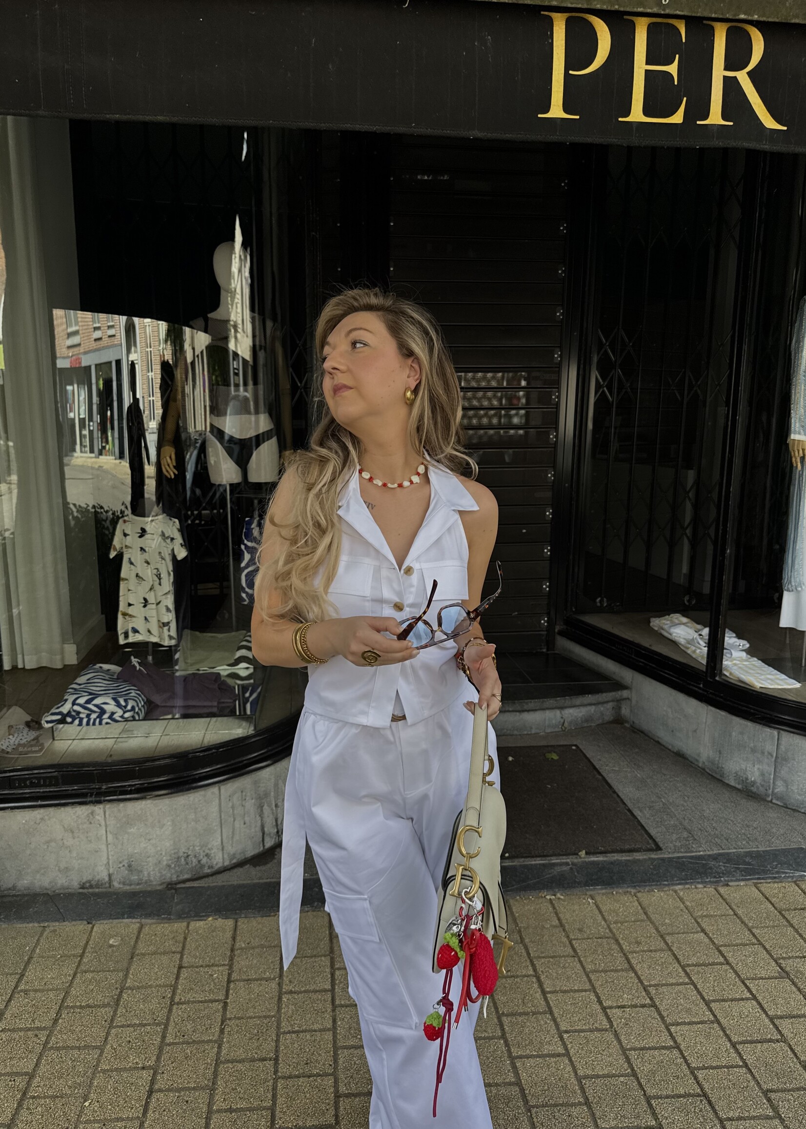 Caro cargo pants -  White