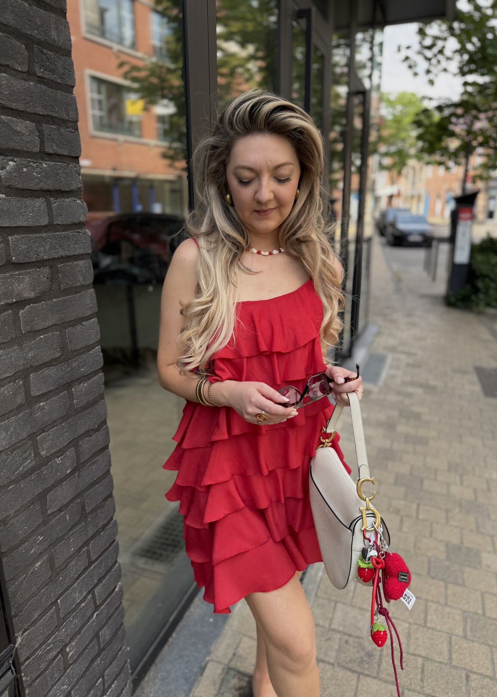 Ola dress - Red