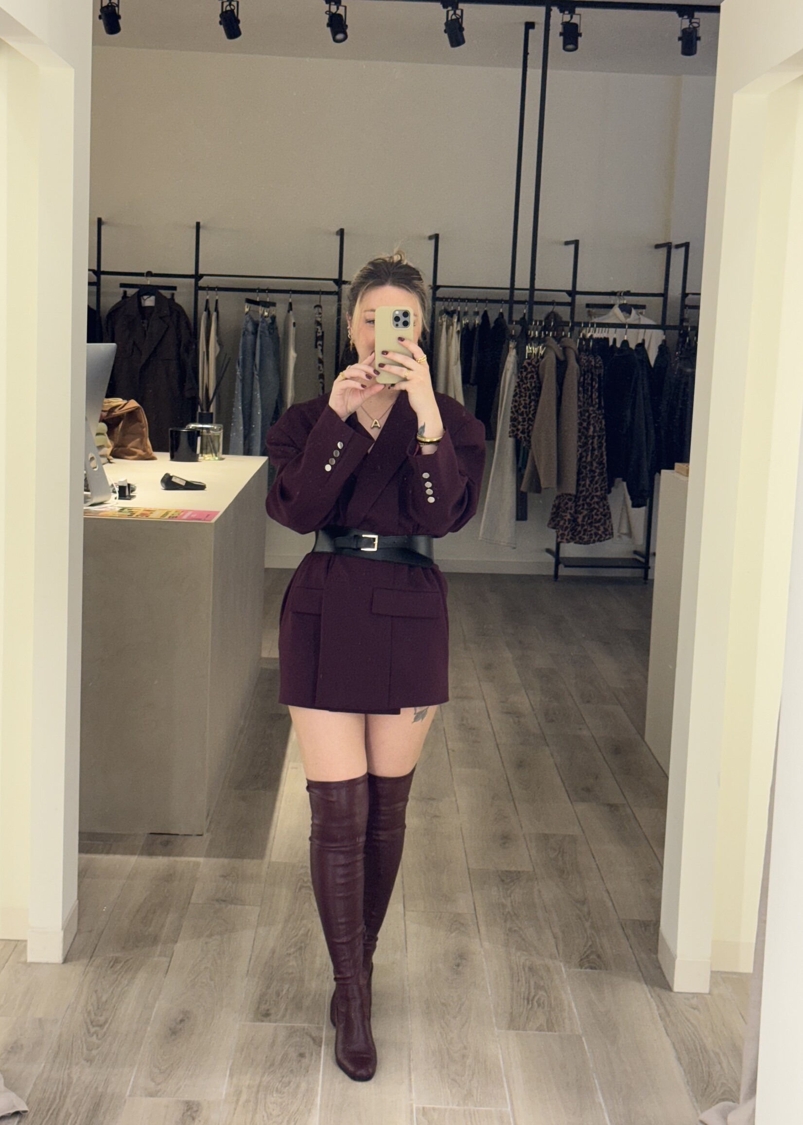 MARIJN BLAZER - Burgundy