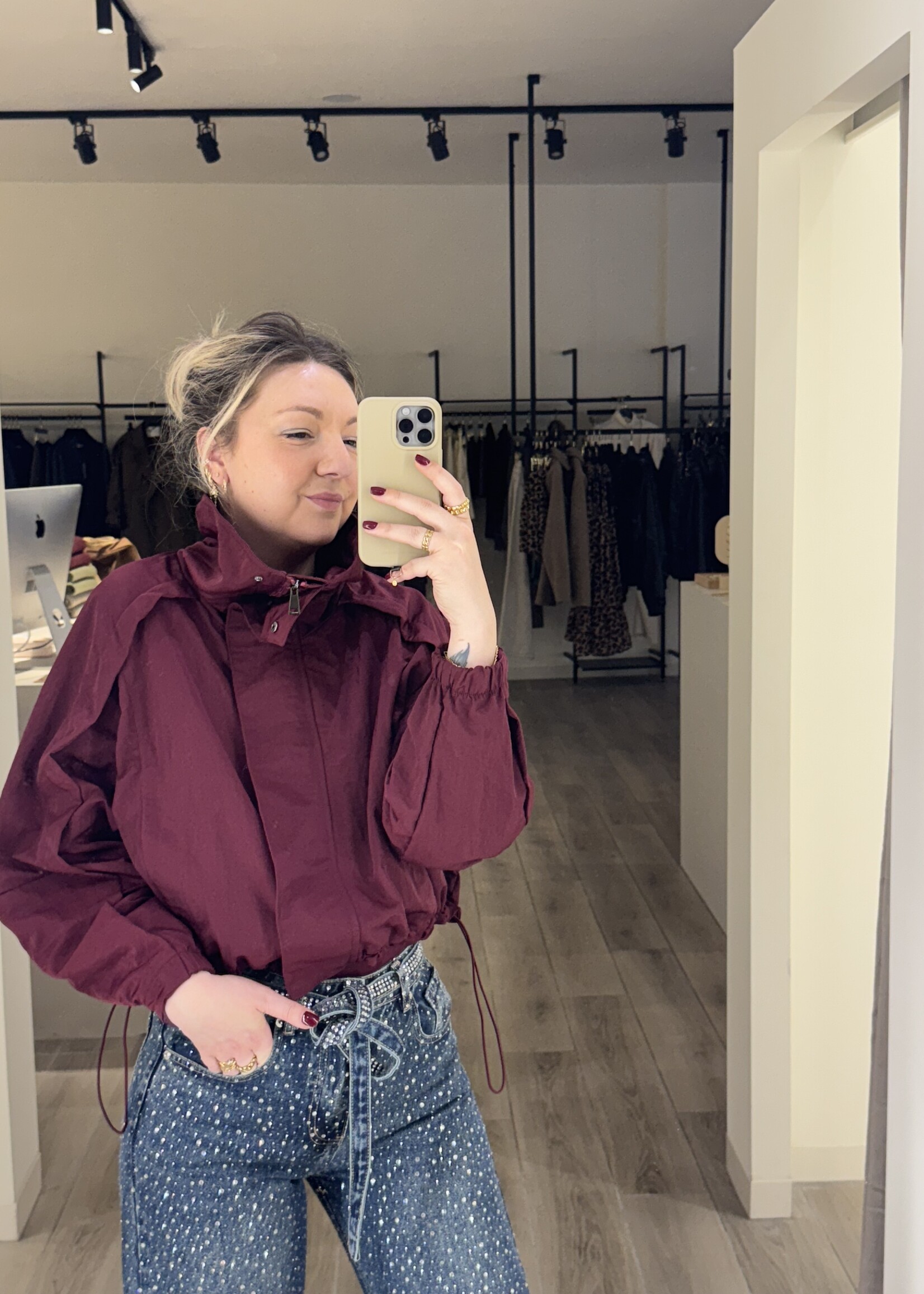 Aliena jacket - Burgundy
