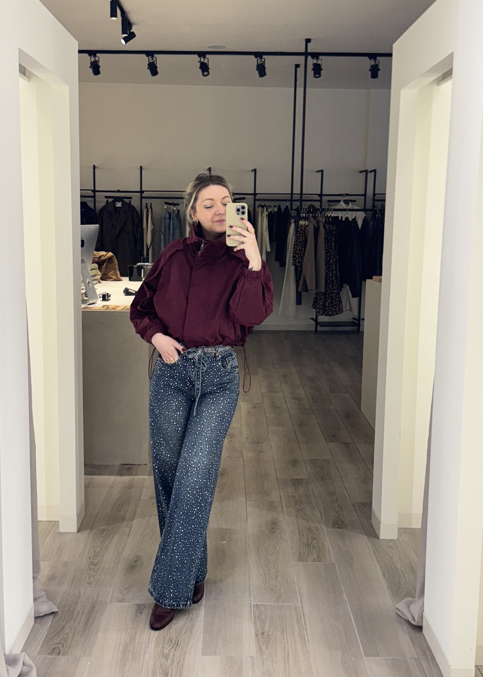 Sparkling jeans - Dark blue