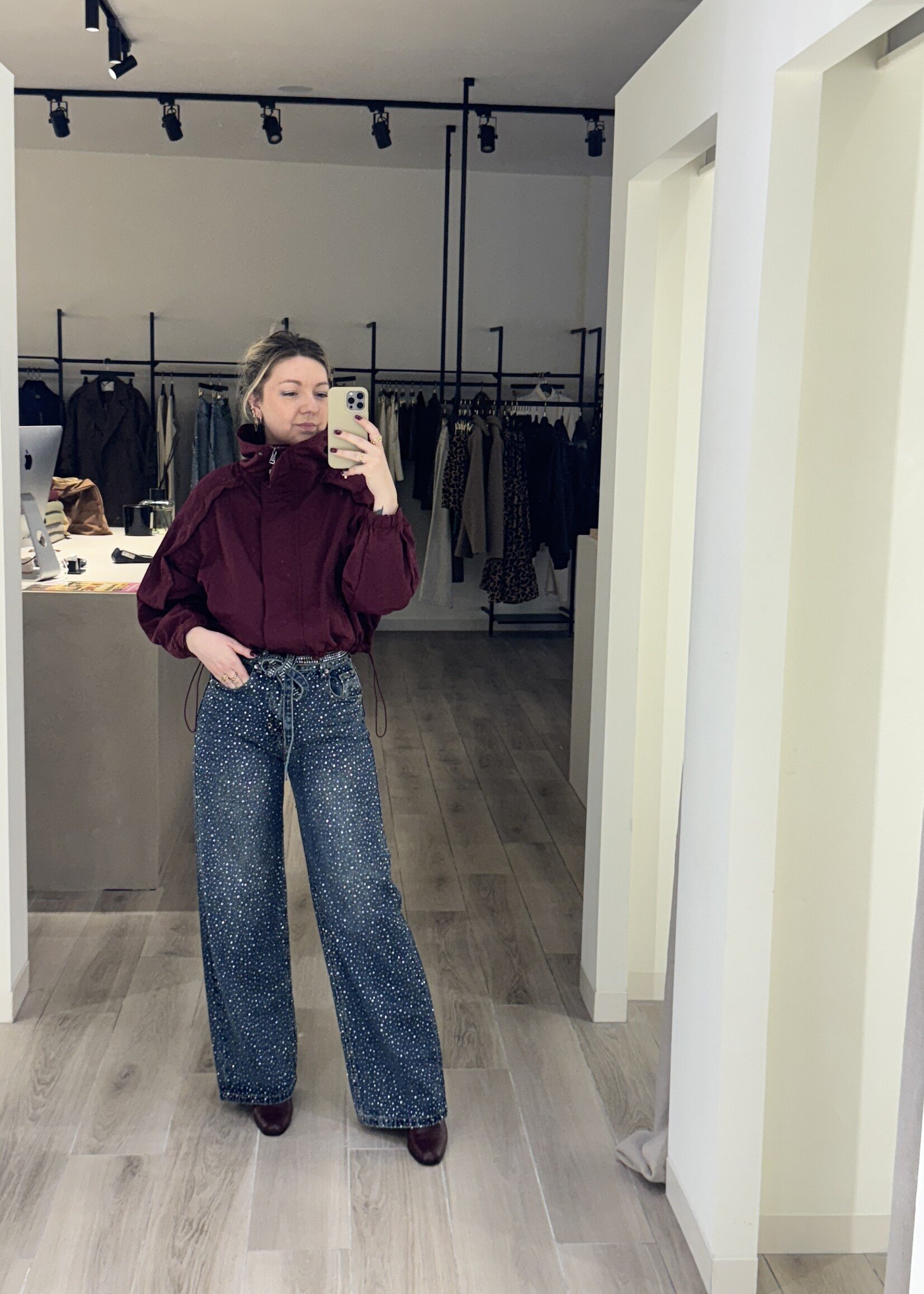Sparkling jeans - Dark blue