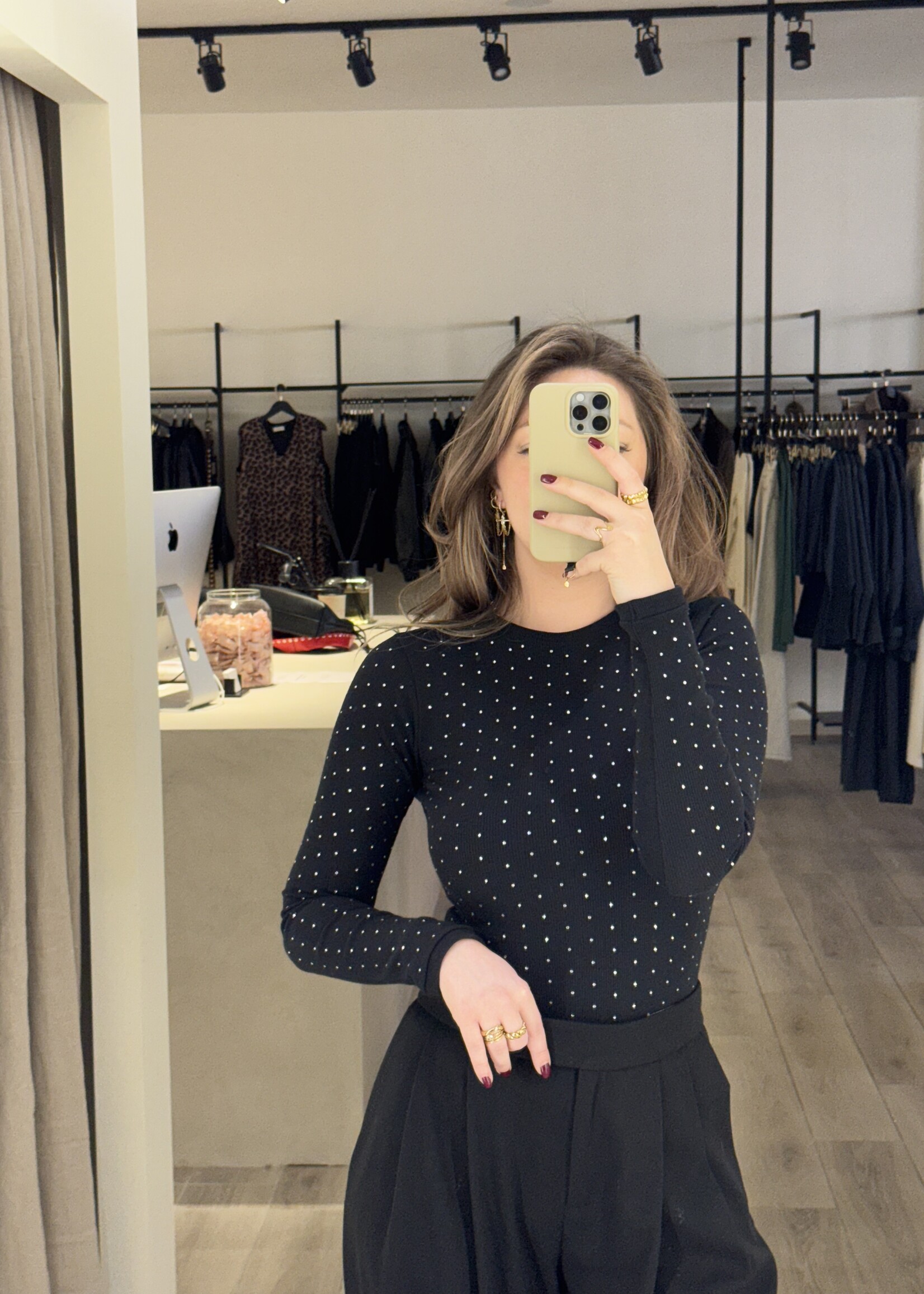 Ribb Diamonds LS - Black