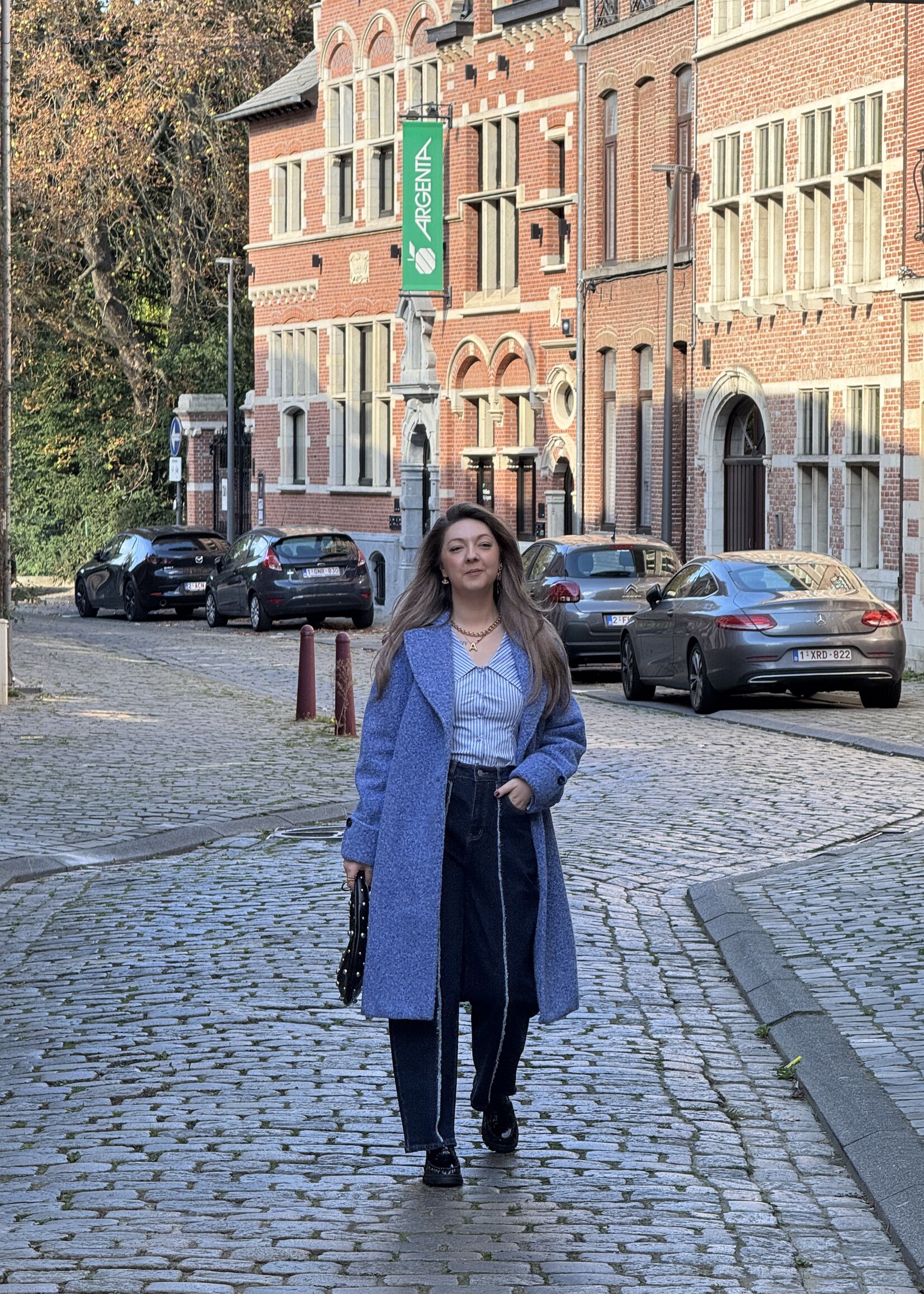 Hillevi coat - blue