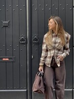 Diana Shirt - Brown Multicolor